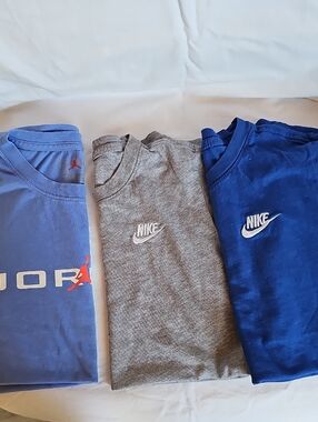 Nike Royal Blue Short Sleeve Tee with White Swoosh